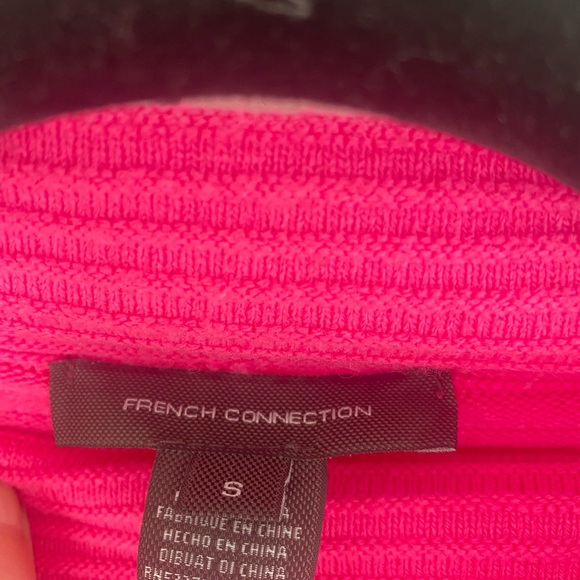 French Connection Ribbed Pink Sweater - Picture 3 of 3